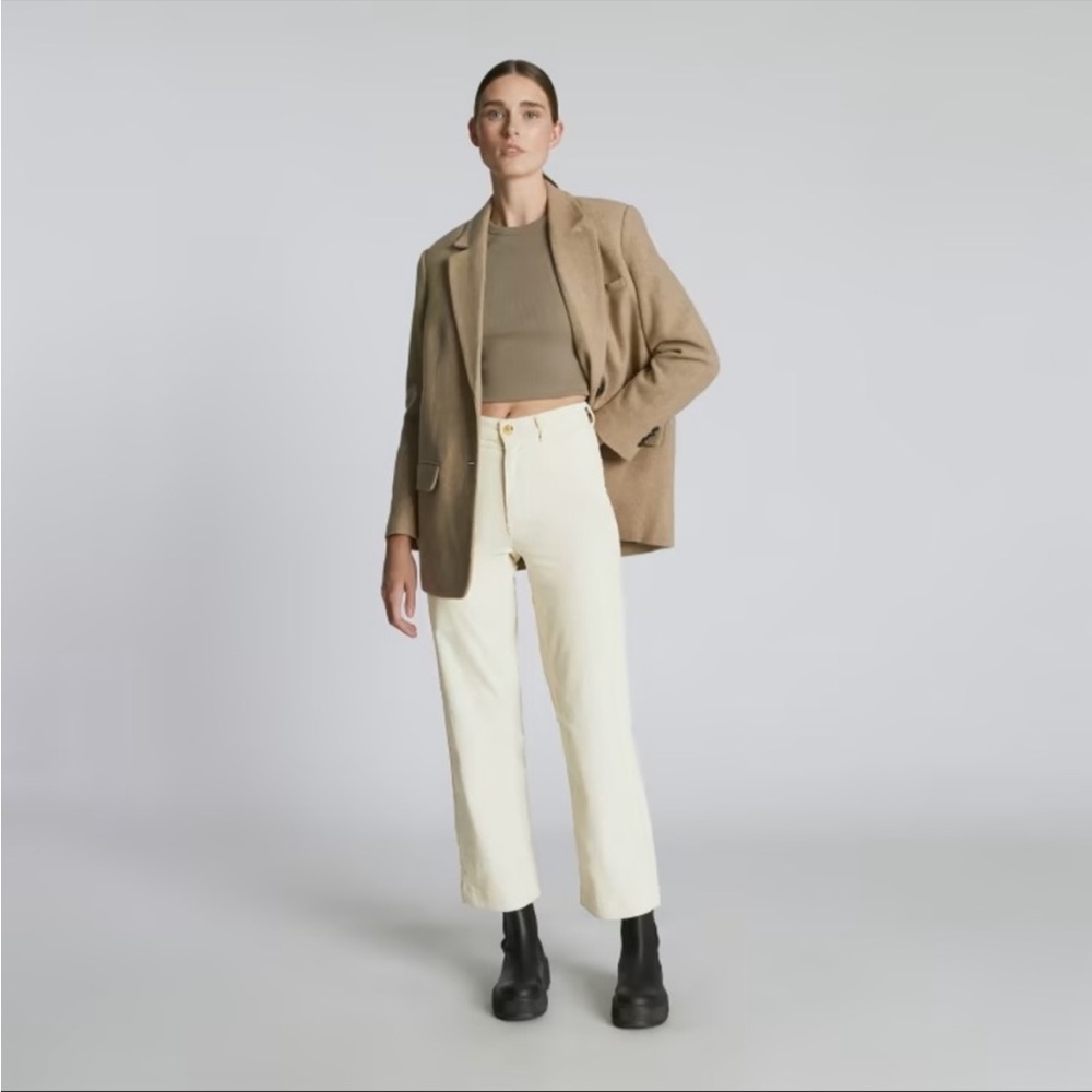 Everlane Bone Corduroy Pants